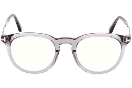 Okuliare Tom Ford FT5905-B 020 Okrúhle Sivé