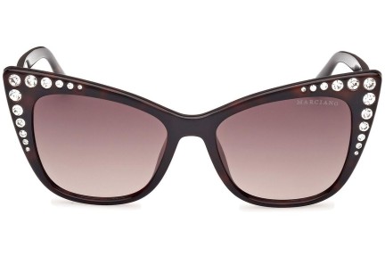 Slnečné okuliare Marciano GM00000 52F Cat Eye Havana