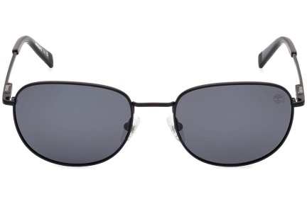 Slnečné okuliare Timberland TB9339 02D Polarized Oválne Čierne