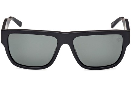 Slnečné okuliare Timberland TB9337 02R Polarized Squared Čierne