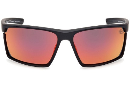 Slnečné okuliare Timberland TB9333 02D Polarized Squared Čierne