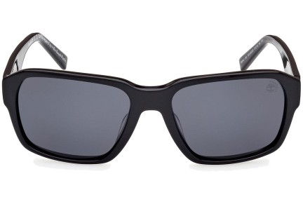 Slnečné okuliare Timberland TB9343 01D Polarized Squared Čierne