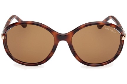 Slnečné okuliare Tom Ford Melody FT1090 53E Okrúhle Havana