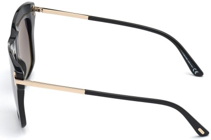 Slnečné okuliare Tom Ford FT0822 01D Polarized Squared Čierne