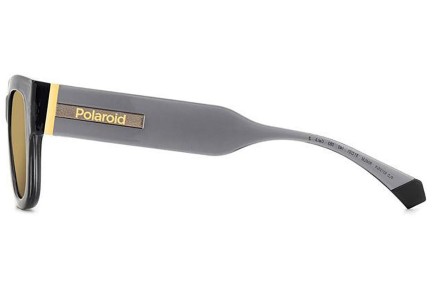 Slnečné okuliare Polaroid PLD6213/S/X RIW/LM Polarized Obdĺžníkové Sivé