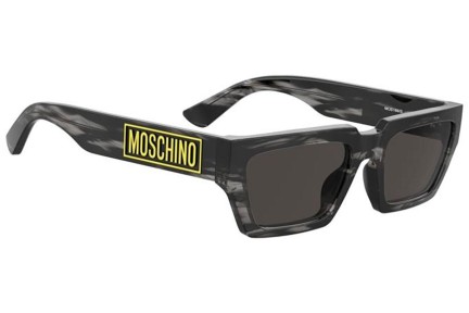 Slnečné okuliare Moschino MOS166/S 2W8/IR Obdĺžníkové Sivé