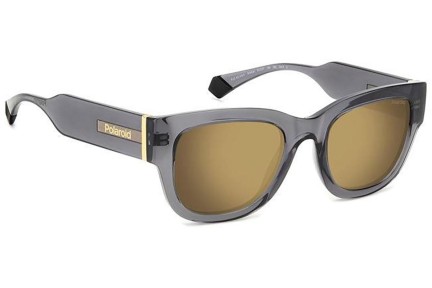 Slnečné okuliare Polaroid PLD6213/S/X RIW/LM Polarized Obdĺžníkové Sivé