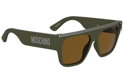 Slnečné okuliare Moschino MOS165/S 1ED/70 Flat Top Zelené