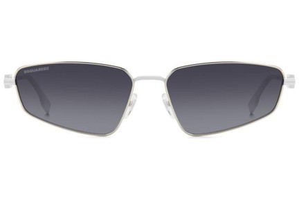 Slnečné okuliare Dsquared2 ICON0015/S 85L/9O Obdĺžníkové Strieborné