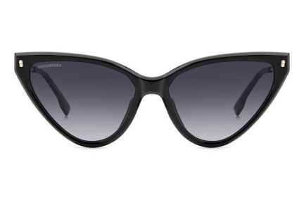 Slnečné okuliare Dsquared2 D20134/S 807/9O Cat Eye Čierne