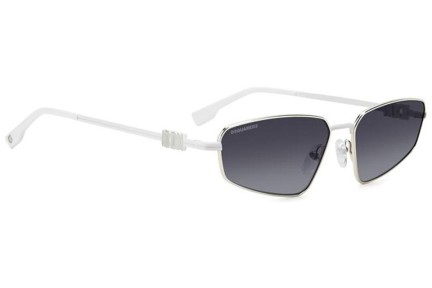 Slnečné okuliare Dsquared2 ICON0015/S 85L/9O Obdĺžníkové Strieborné