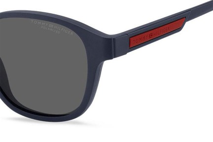 Okuliare Tommy Hilfiger TH2085/CS FLL/M9 Polarized Obdĺžníkové Modré