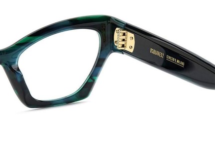 Okuliare Dsquared2 D20133 6AK Cat Eye Zelené