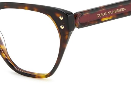 Okuliare Carolina Herrera HER0223 O63 Obdĺžníkové Havana