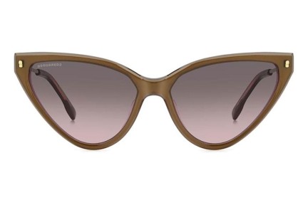 Slnečné okuliare Dsquared2 D20134/S HKL/M2 Cat Eye Hnedé