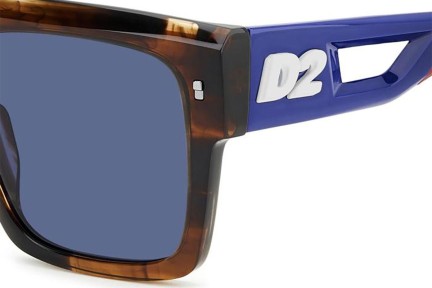 Slnečné okuliare Dsquared2 D20127/S EX4/KU Flat Top Hnedé