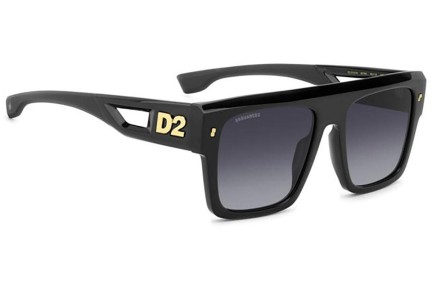 Slnečné okuliare Dsquared2 D20127/S 807/9O Flat Top Čierne