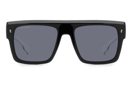 Slnečné okuliare Dsquared2 D20127/S 80S/IR Flat Top Čierne