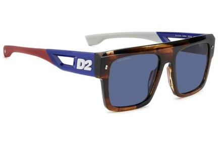 Slnečné okuliare Dsquared2 D20127/S EX4/KU Flat Top Hnedé