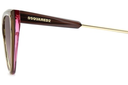 Slnečné okuliare Dsquared2 D20134/S HKL/M2 Cat Eye Hnedé