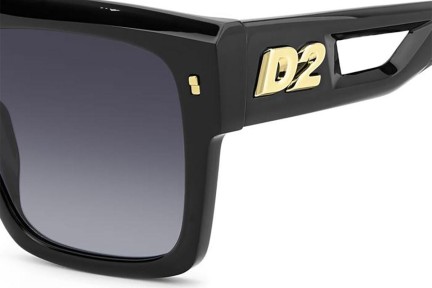 Slnečné okuliare Dsquared2 D20127/S 807/9O Flat Top Čierne