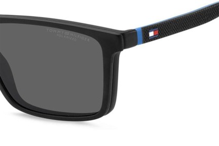 Okuliare Tommy Hilfiger TH2086/CS 003/M9 Polarized Obdĺžníkové Čierne