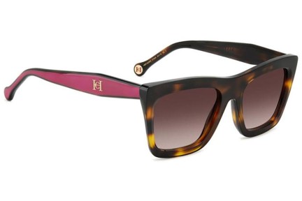 Slnečné okuliare Carolina Herrera HER0226/S 0T4/HA Obdĺžníkové Havana