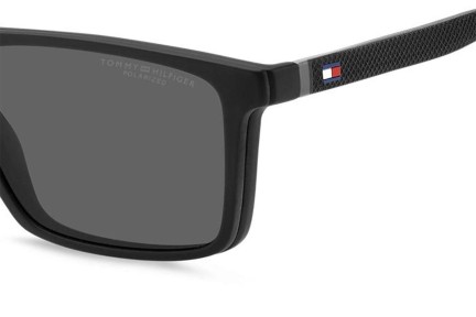 Okuliare Tommy Hilfiger TH2086/CS O6W/M9 Polarized Obdĺžníkové Čierne