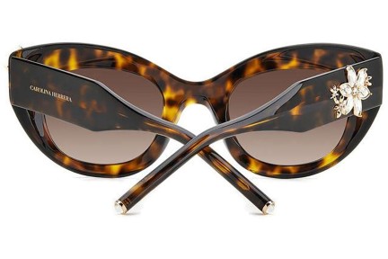 Slnečné okuliare Carolina Herrera HER0215/S 086/HA Cat Eye Havana