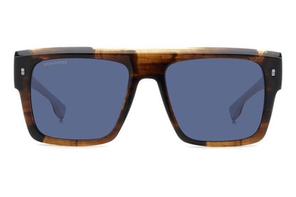 Slnečné okuliare Dsquared2 D20127/S EX4/KU Flat Top Hnedé