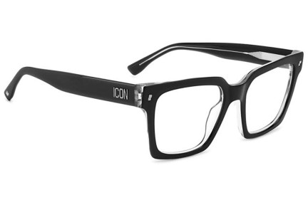 Okuliare Dsquared2 ICON0019 7C5 Obdĺžníkové Čierne