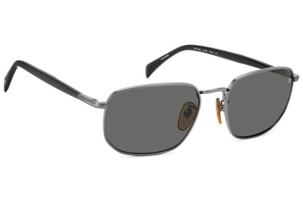 Slnečné okuliare David Beckham DB1143/S KJ1/M9 Polarized Obdĺžníkové Sivé