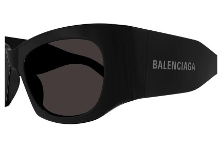 Slnečné okuliare Balenciaga BB0327S 001 Squared Čierne