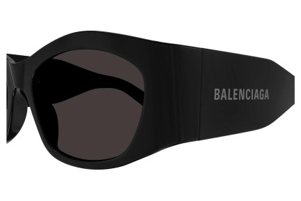 Slnečné okuliare Balenciaga BB0329S 001 Obdĺžníkové Čierne