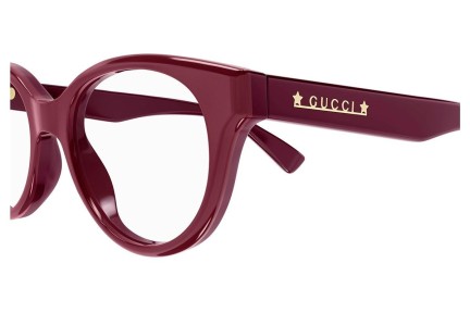 Okuliare Gucci GG1590O 006 Okrúhle Červené