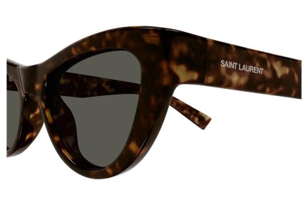 Slnečné okuliare Saint Laurent SL676 003 Cat Eye Havana