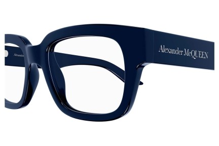 Okuliare Alexander McQueen AM0454O 003 Squared Modré