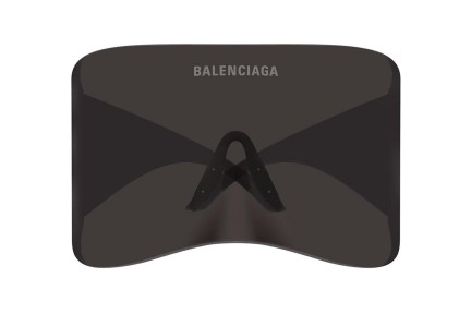 Slnečné okuliare Balenciaga BB0288S 001 Jednoliate | Shield Sivé