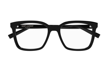 Okuliare Saint Laurent SL672 001 Squared Čierne