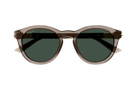 Slnečné okuliare Gucci GG1501S 004 Okrúhle Hnedé