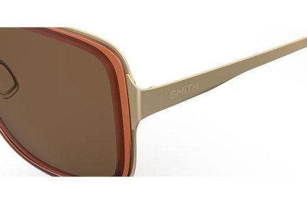 Slnečné okuliare Smith AVELINE ETV/SP Polarized Squared Oranžové