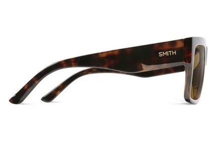 Slnečné okuliare Smith LINEUP 086/SP Polarized Obdĺžníkové Havana