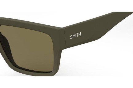 Slnečné okuliare Smith LINEUP B59/L7 Polarized Obdĺžníkové Zelené