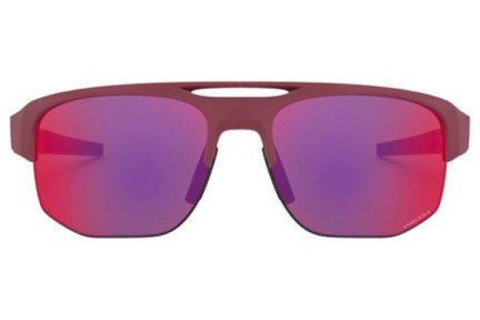 Slnečné okuliare Oakley Mercenary OO9424-04 PRIZM Obdĺžníkové Červené