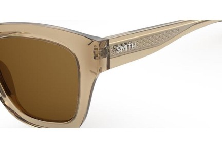 Slnečné okuliare Smith SWAY HAM/L5 Polarized Obdĺžníkové Béžové