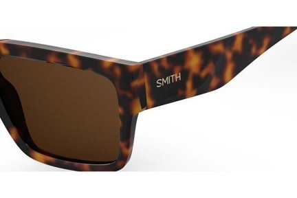 Slnečné okuliare Smith LINEUP 086/SP Polarized Obdĺžníkové Havana