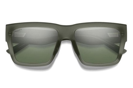 Slnečné okuliare Smith LINEUP B59/L7 Polarized Obdĺžníkové Zelené