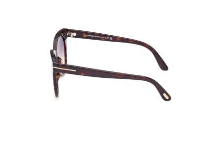 Slnečné okuliare Tom Ford FT1109 52B Okrúhle Havana