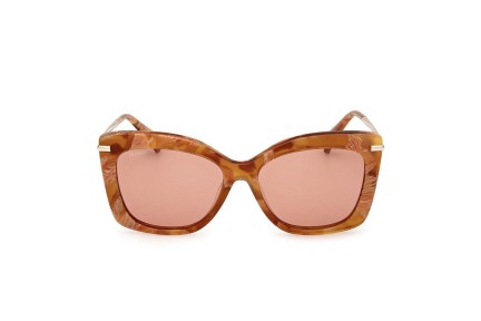 Slnečné okuliare Max Mara MM0101 56E Obdĺžníkové Havana