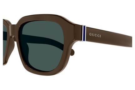 Slnečné okuliare Gucci GG1508S 004 Obdĺžníkové Hnedé